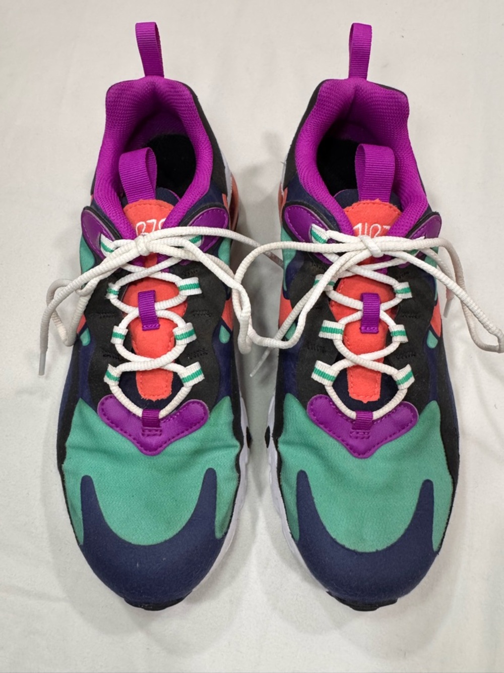 Nike Air Max 270 React Multi Color Women’s Size 6Y / 7.5W